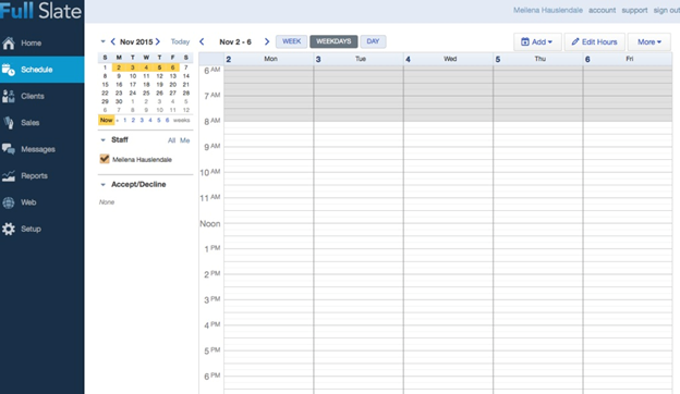 screenshot of Full Slate